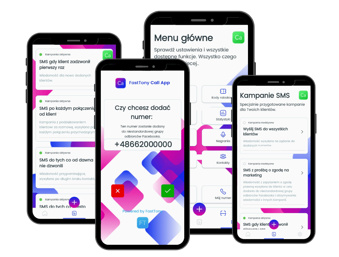 call app z integracja ze stroną www